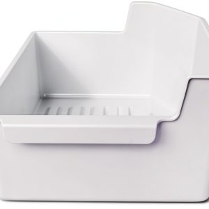 Refrigerator Ice Bin Replacement White Plastic Kitchen-0