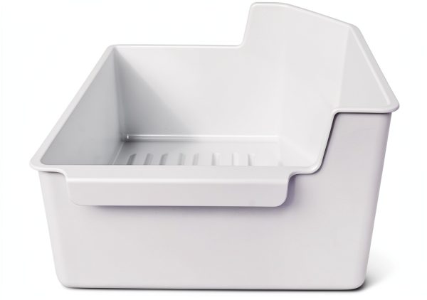 Refrigerator Ice Bin Replacement White Plastic Kitchen-0
