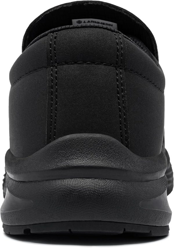 LARN SAFETY Slip Resistant Work Shoes Black Mens-3