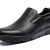 Jacata Slip Resistant Work Shoes Men Black Mesh Non Slip-3