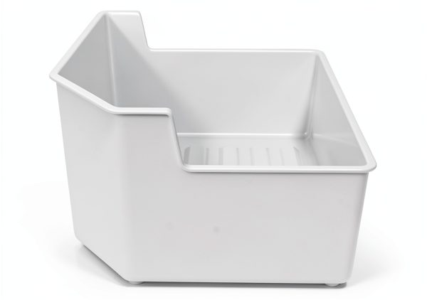 Refrigerator Ice Bin Replacement White Plastic Kitchen-2
