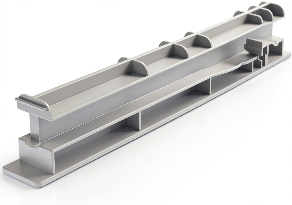 W10326469 Refrigerator Drawer Slide Rail installed in a Whirlpool refrigerator