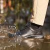 SHULOOK Non Slip Work Shoes Mens Black Slip On-6