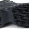 Skechers Work Sneaker Leather Slip Resistant Mens Black-7