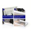 BlueStars Refrigerator Meat Pan Hangers Chrome Finish Set-6