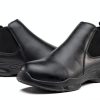 Pavo Non-Slip Work Shoes Men Black Slip-Resistant Comfort-3