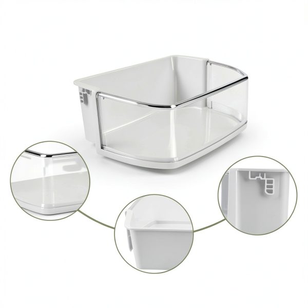 Garsoo LG Refrigerator Door Bin AAP73051305 White-5