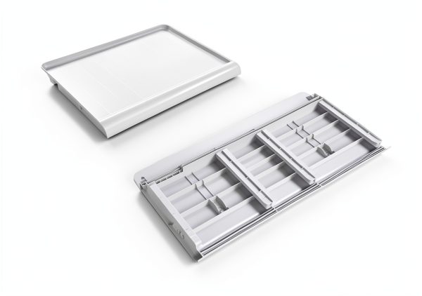 GE Refrigerator Crisper Pan Cover ABS Plastic Replacement-3