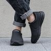 LARN SAFETY Slip Resistant Work Shoes Black Mens-2