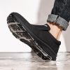 LARN SAFETY Slip Resistant Work Shoes Black Mens-5