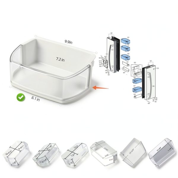 MTZUL AAP73051305 Refrigerator Door Bin Replacement Food-2