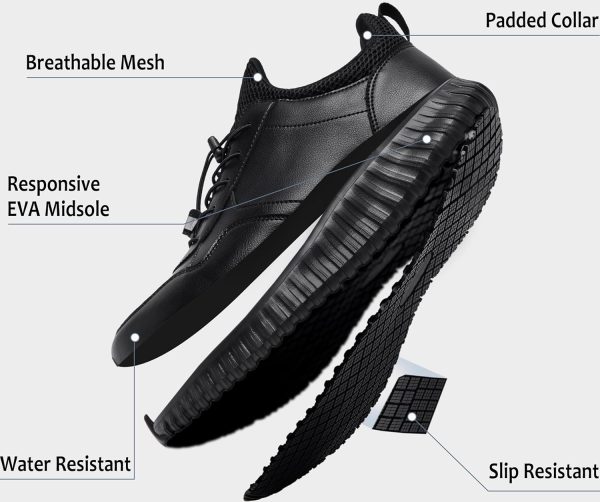 Pavo Non-Slip Work Shoes Men Leather Water-Resistant-2