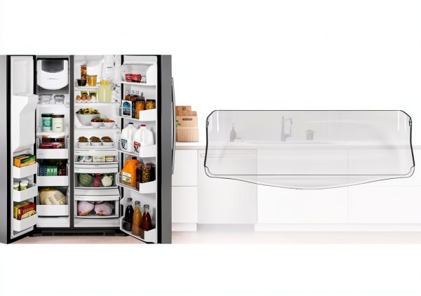 MTZUL Refrigerator Dairy Door Replacement Right Side Top-3