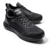 Bruno Marc Non-Slip Work Shoes Men Black Safety Certified-2