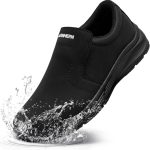 LARN SAFETY Slip Resistant Work Shoes Black Mens-0