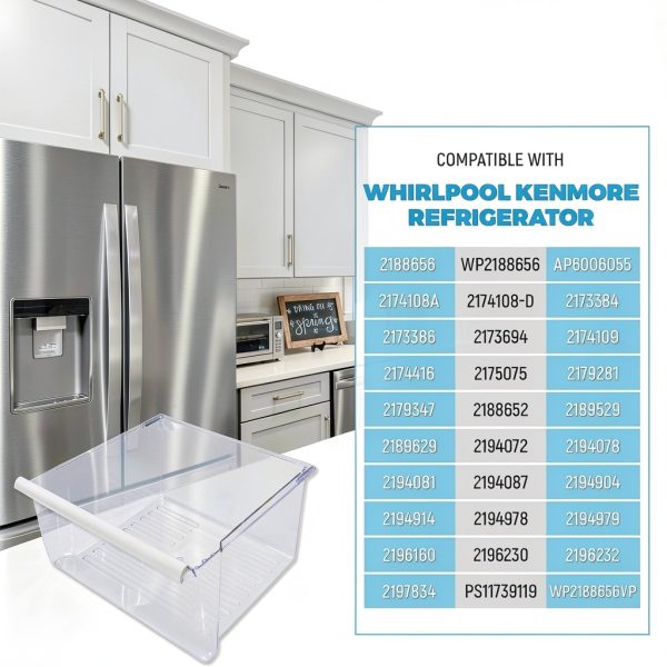 Fametrade Refrigerator Crisper Drawer Humidity Control-1