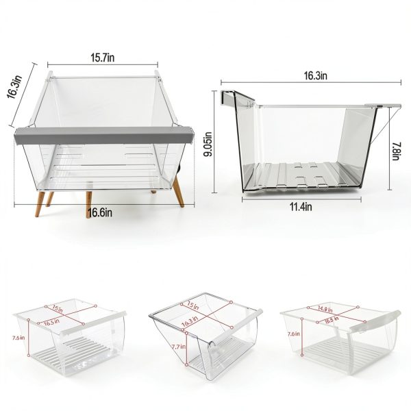 Whirlpool Refrigerator Crisper Drawer W11162443 Durable Easy-2