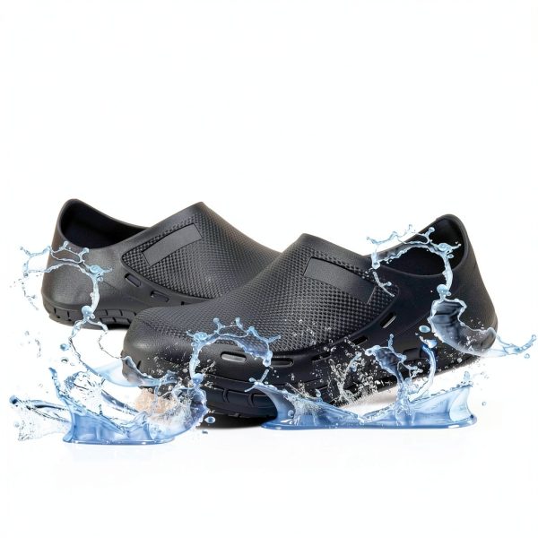 Mens EVA Clogs Slip Resistant Waterproof Comfort Work Shoes-4