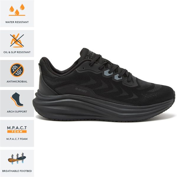 HI-TEC Resist SR Non Slip Work Shoes Men Black-1