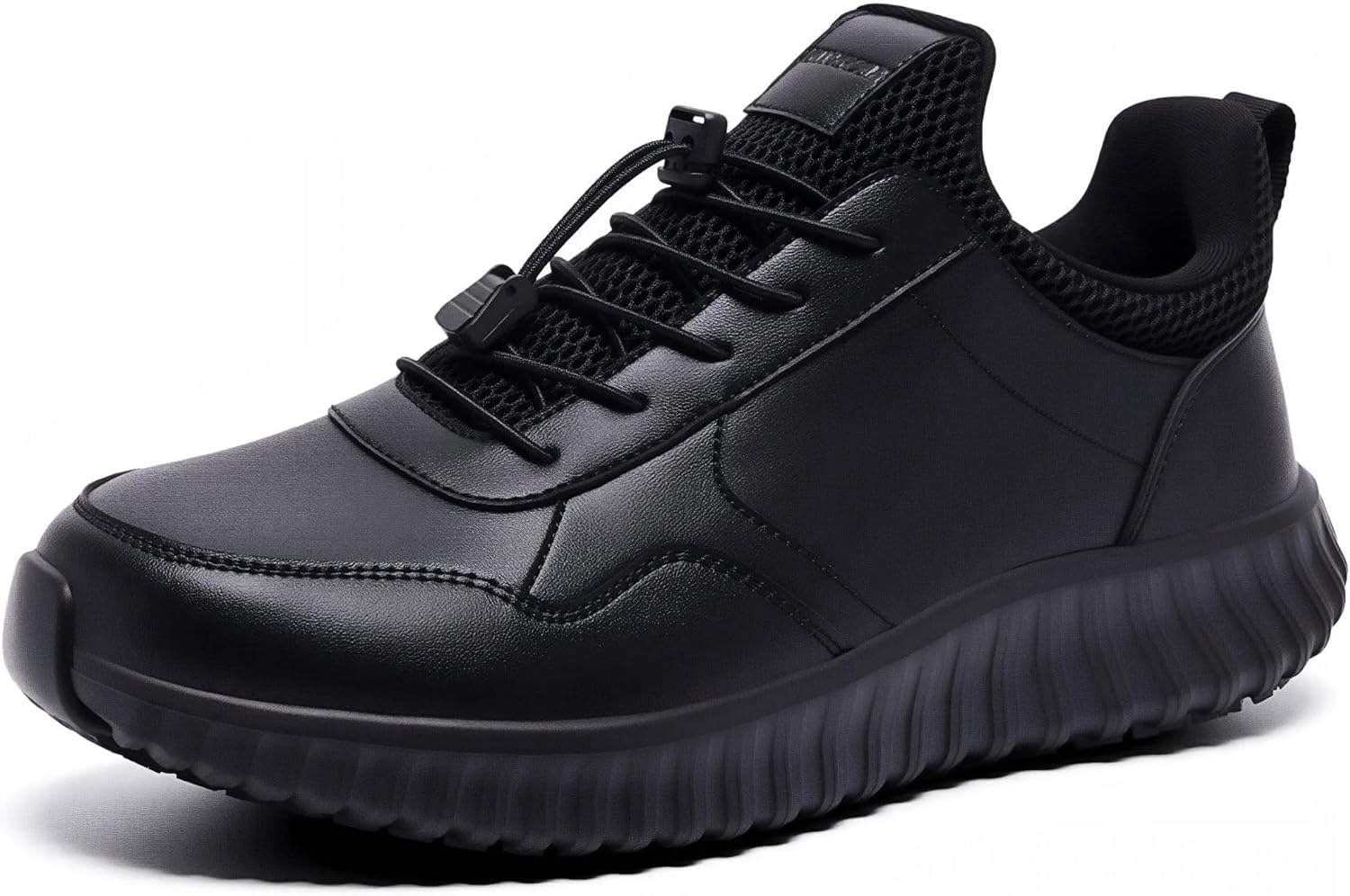 Pavo Non-Slip Work Shoes showcasing leather upper and traction outsole