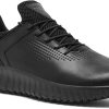 SHULOOK Non Slip Work Shoes Mens Black Slip On-7