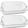 MIFLUS Refrigerator Door Bin WPW10710203 Glossy Finish 2-0