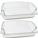 MIFLUS Refrigerator Door Bin WPW10710203 Glossy Finish 2-0