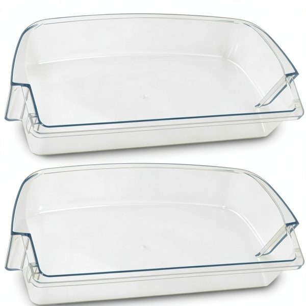 MIFLUS Refrigerator Door Bin WPW10710203 Glossy Finish 2-0