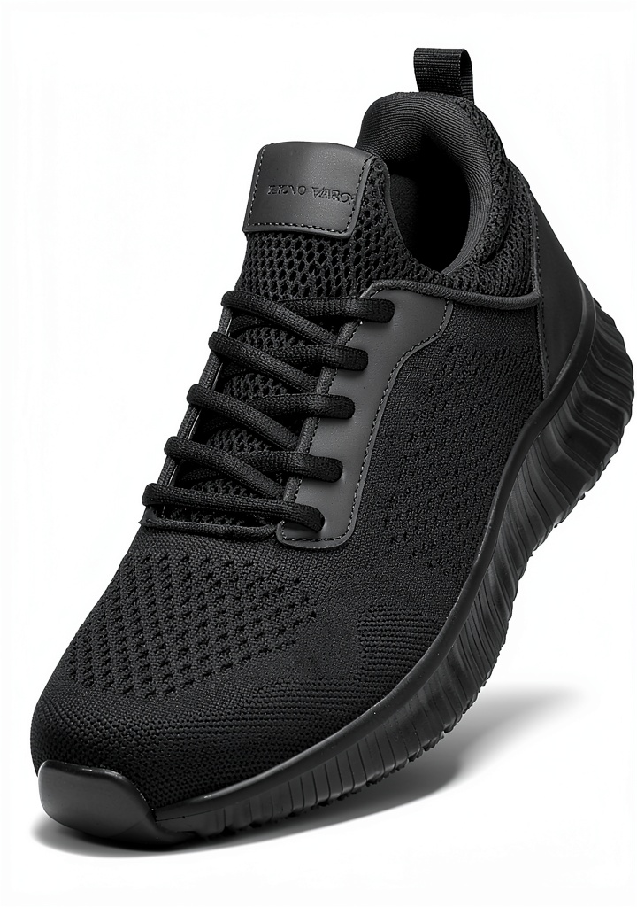 Bruno Marc non-slip work shoes in black on a work floor