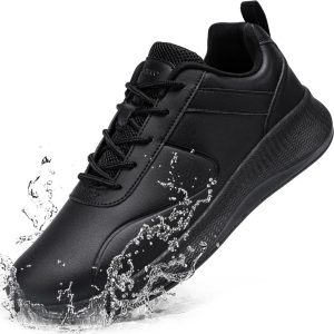 Taquco Mens Work Shoes Non Slip Waterproof Chef Shoes-0