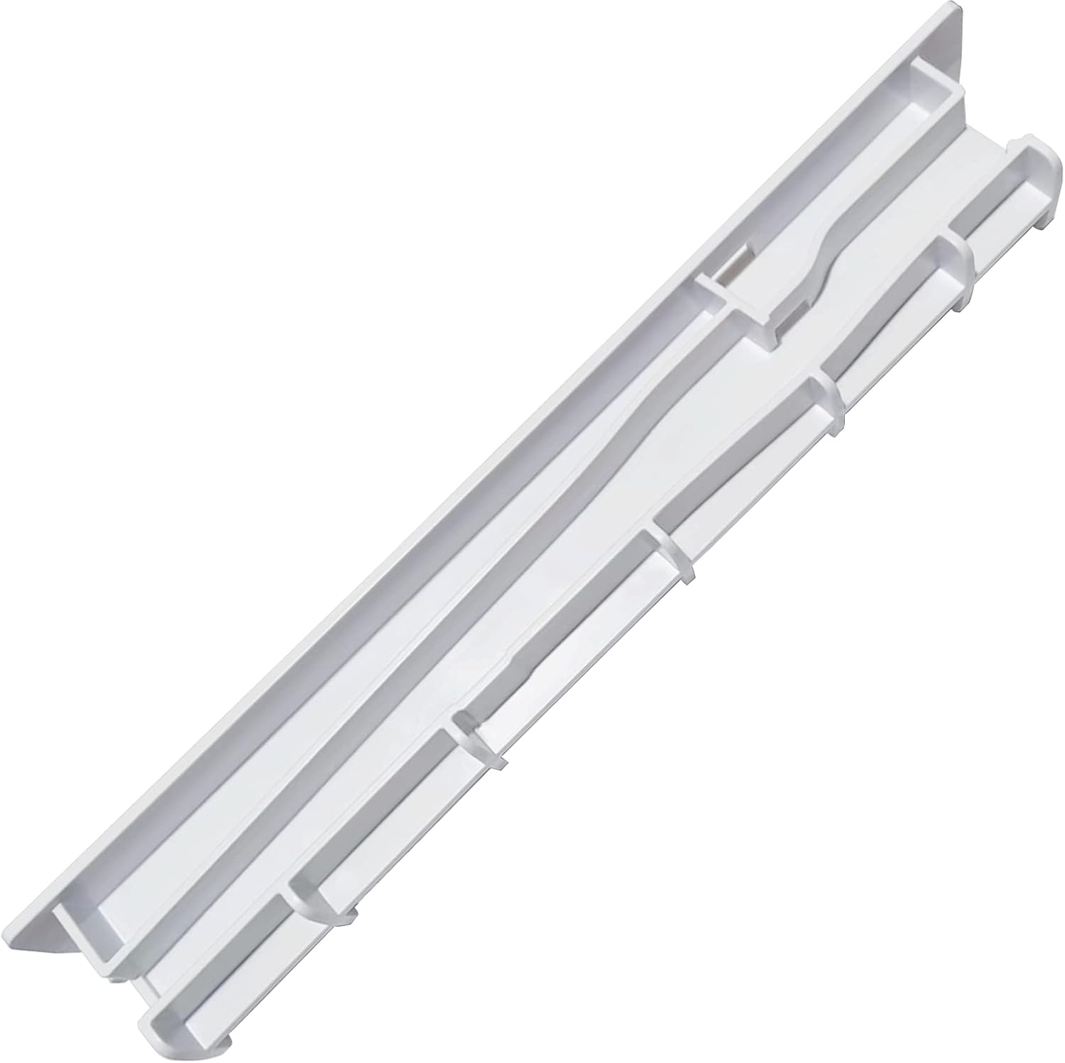 Luclyyasys W10671238 refrigerator drawer rail shown in hand
