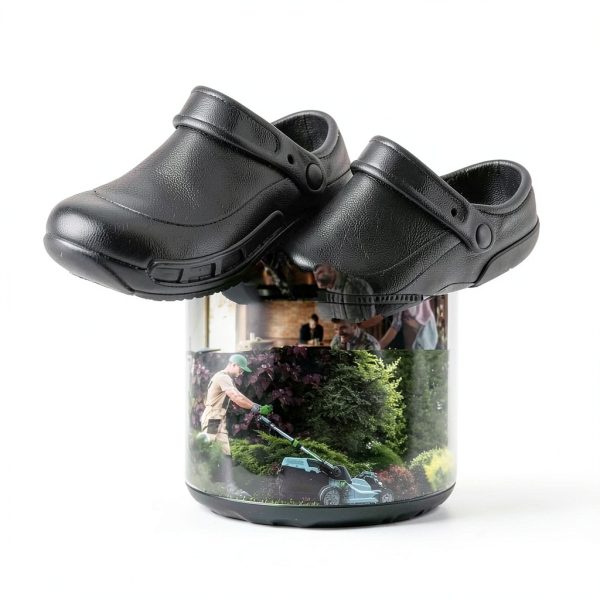 Pavo Non-Slip Kitchen Shoes Wide Toe Design Unisex-4