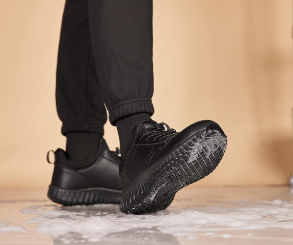 Pavo Non-Slip Work Shoes Men Leather Water-Resistant-5