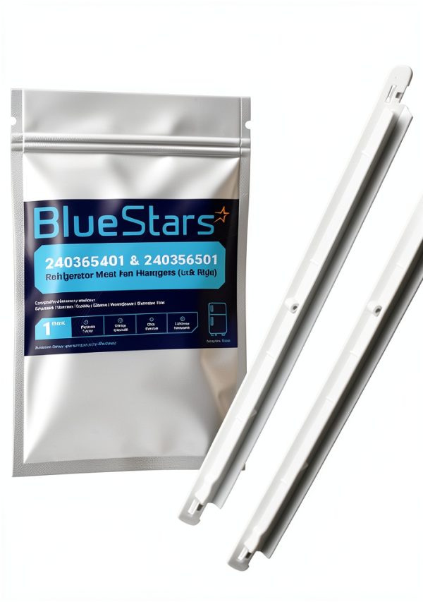 BlueStars Refrigerator Meat Pan Hangers Chrome Finish Set-0