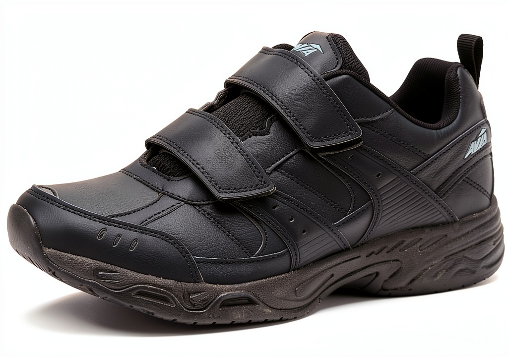AVIA Avi-Union II work shoes on a restaurant floor