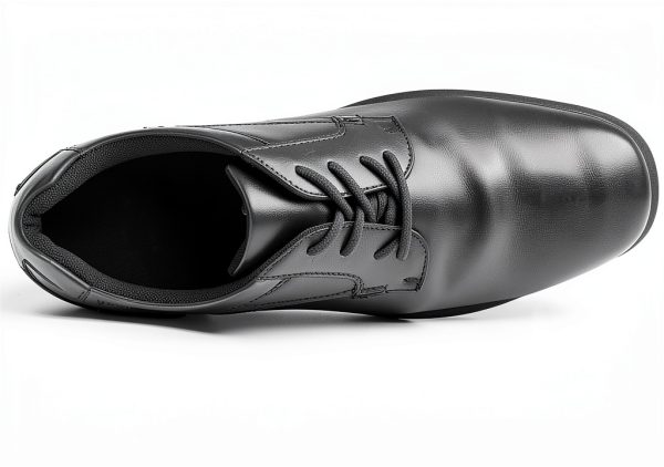 Nunn Bush Mens Slip Resistant Work Shoes Black Oxford-2