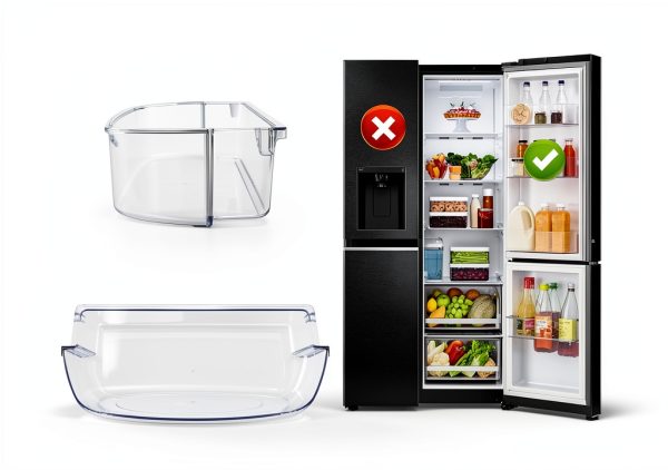 MIFLUS Refrigerator Door Bin WPW10710203 Glossy Finish 2-1