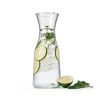 Glass Carafe Pitchers with Bamboo Lids by Facilfeliz 4‑Pack 1 Liter-1