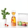 Bedside Water Carafe Set CHENGU 600ml Borosilicate Glass Tumbler-3
