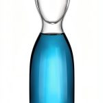 Bedside Water Carafe Set CHENGU 600ml Borosilicate Glass Tumbler-0