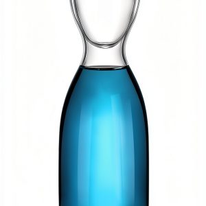 Bedside Water Carafe Set CHENGU 600ml Borosilicate Glass Tumbler-0