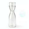 Bedside Water Carafe Set CHENGU 600ml Borosilicate Glass Tumbler-1