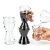 Bedside Water Carafe Set CHENGU 600ml Borosilicate Glass Tumbler-2